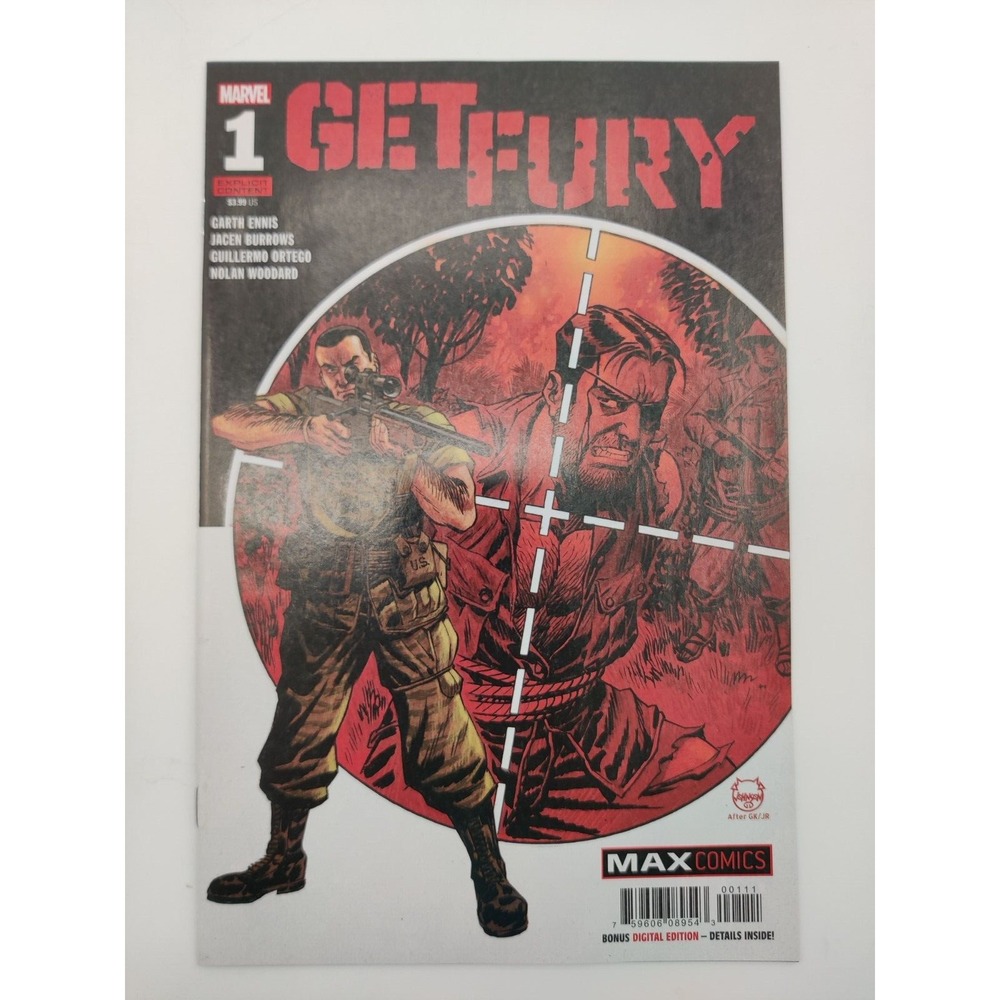 Get Fury 1A Marvel Comics Garth Ennis